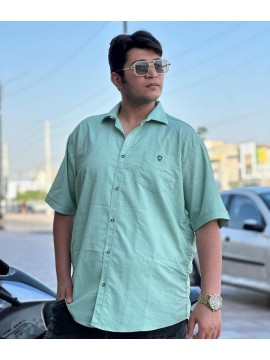 پیراهن نخی سایز بزرگ کد 2645